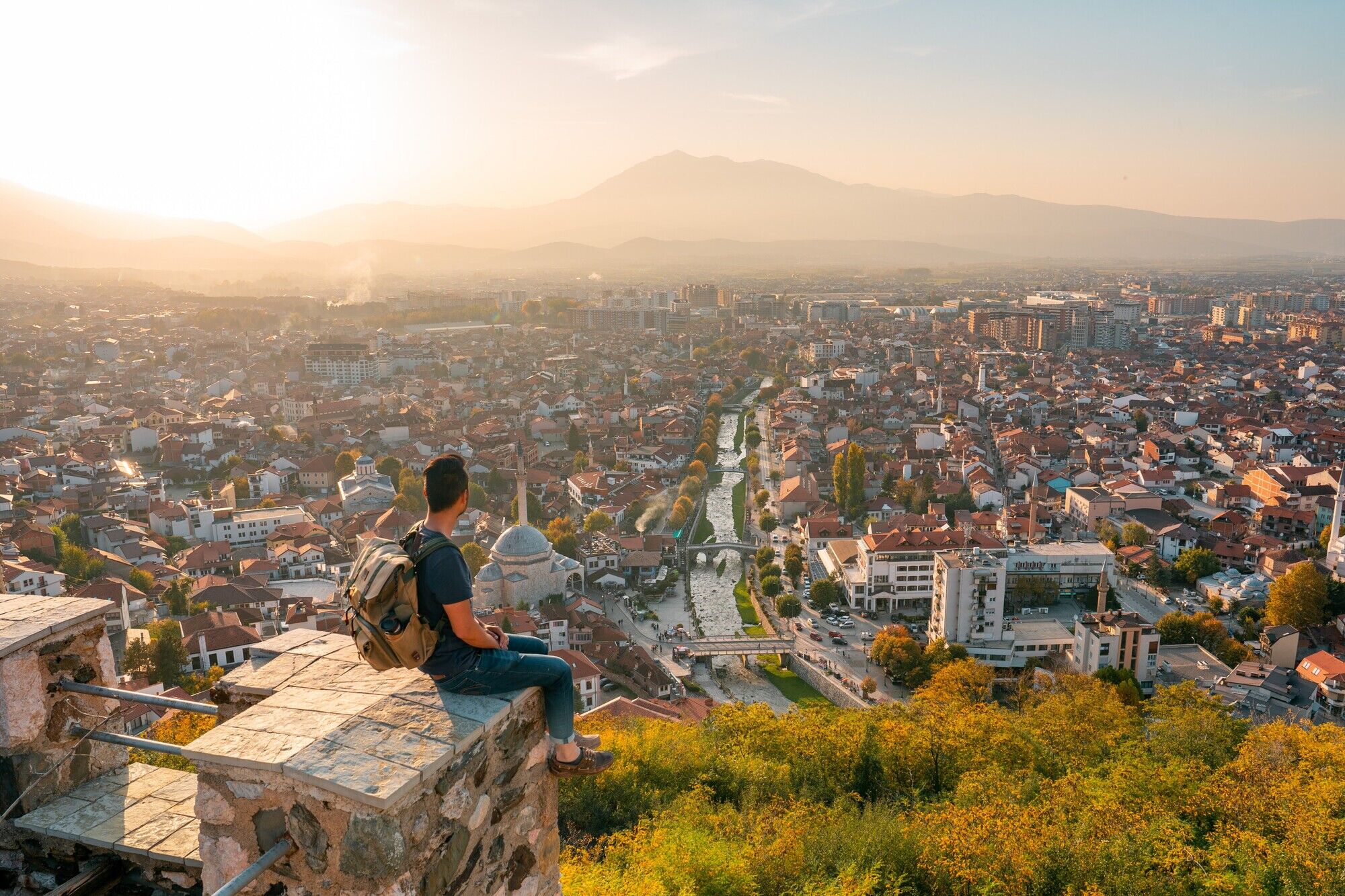 Traditional streets and shops in Prizren